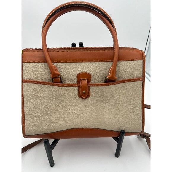 Dooney & Bourke Tan and Brown Satchel - Picture 2 of 7
